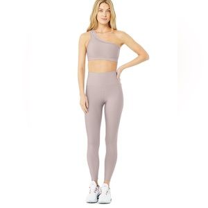ALO yoga set airlift in Lavender Smoke SET